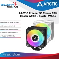ARCTIC Freezer 36 Tower CPU Cooler ARGB Black | White - LGA1700/1851/AM4/AM5