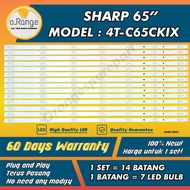 4T-C65CK1X SHARP 65" LED TV BACKLIGHT (LAMPU TV) SHARP 65 INCH LED TV BACKLIGHT 4TC65CKX1X C65CKIX