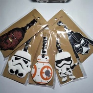 Aose Star Wars White Soldier Black Samurai Robot BB-8 Master Yoda Luggage Tag Boarding Pass Consignm