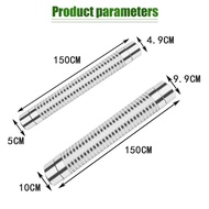 5~10cm Pipa Fleksibel Exhaust Slang Flexibel Pipa Aluminium Exhaus Selang Pembuangan Ekspanding Pipa