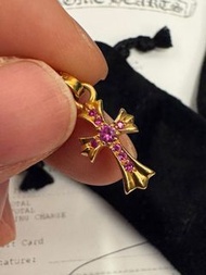 全新 Chrome Hearts 22K Baby Fat Pink Gemstone