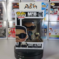 (R&G2H) Funko POP Men in Black - Agent J & Franl (715) with Boss Protector