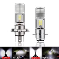 T19 WHITE YELLOW MOTORCYCLE H4 LED HEADLIGHT BULB HI / LO BEAM MOTOR LED BULB