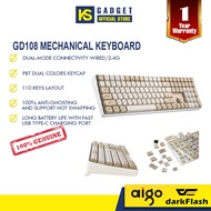 Aigo DarkFlash GD87/GD100/GD108 Dual Mode Wireless 2.4G & Usb Mechanical Keyboard