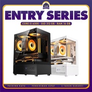 AEROTECH ENTRY PC ASSEMBLED OFFICE DESIGN CORE i5 6500 GEN 6 | RAM DDR4 16 GB | SSD 512 GB | Ready t
