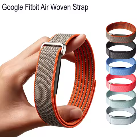 For Fitbit Air Accessories Sport Nylon Braided Watch Strap For Google Fitbit Air Bands Loop Bracelet