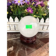 White TA stone feng shui ball - Weight 1,35kg; 1.4kg; 1.4kg; 1.4kg; 1.845 kg; 1.853 kg and 1.6kg