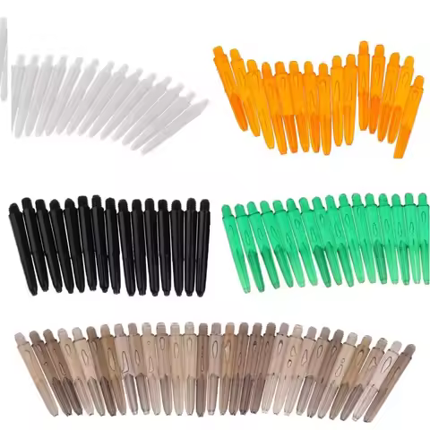 MagiDeal 30 Pcs 35mm 2BA Thread Plastic Re-Grooved Dart Stems Shafts Aluminum Dart Shafts Profession