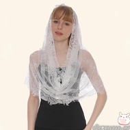 ELEGA Lace for Head Scarf For Church Mantilla Lace Scarf Chapel Veil Catholic Mass Spanish Mantillas