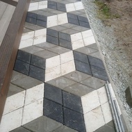 Paving block 3D diagonal