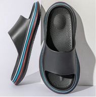 全城熱賣 - 時尚EVA跑道拖鞋-男款：黑色（標準碼35-45)【下單後聯絡客服確認尺碼】