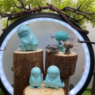 Pokémon Figure Collection - Quagsire, Clodsire, Wooper & Paldean Wooper Model Toys‌ (Gacha Capsule F