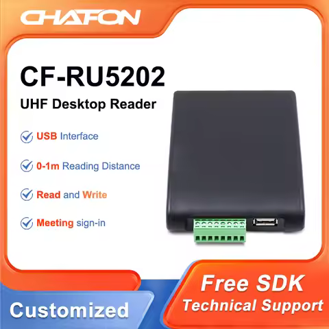 CHAFON CF-RU5202 UHF 1m Middle Range RFID Reader Writer with USB Interface Provide SDK for Logistics