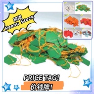 Tag Harga Tag Hijau Price Tag Tag Green Rect With Yellow String 450-500pcs/Pkt