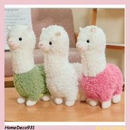 45cm Cute Alpaca Plush Toy Soft Stuffed Animal Llama Plushies Patung Alpaka Lembut 毛绒羊驼公仔 28cm 38cm 