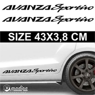 AVANZA SPORTIVO ORACAL 651 CAR STICKER