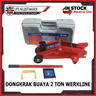 2 Ton Crocodile Jack Hydraulic Floor Jack 2T WERKLINE