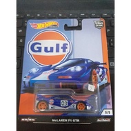 Hot Wheels Premium Gulf Mclaren F1 GTR LM Le Mans 1996 Bubble Break