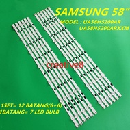 New 12 pcs/set ua58h5200ar/ua58h5200arxxm Sam Sung 58 "LED TV backlight/LED TV lamp (ready stock) ua