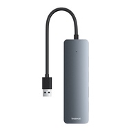 4in1 Hub Baseus UltraJoy USB-A \ USB-C to USB 3.0 + RJ45 (space grey)|Make your daily work in front 