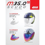 Givi Helmet 35.0  M30.1 CIELO Visor & M30.2 &M10.2   PRESTO Visor 100% Original Givi dengan rainbow 