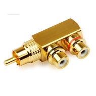 AV Splitter Jack Converter 1 to 2, AV Splitter Jack 1-2