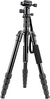 MINICOR Tripod for Camera, 63" Aluminum Tripod for DSLR Camera with Ball Head and Quick Release Plat