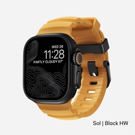NOMAD สายนาฬิกา Rocky Point Band 44-49mm Natural Black Hardware ใช้สำหรับ Apple Watch