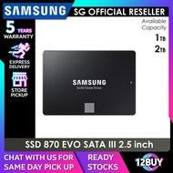 [12BUY] Samsung 870 EVO SATA III 1TB 2TB 4TB SSD Read Speed 560MB/s Write 530MB/s