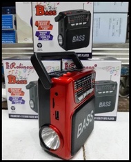 RADIO CAHAYA MATAHARI X-TRA BASS SPEAKER RADIO SENTER RL-4049BT BASS BLUETOOTH FREE BATERAI / USB / 