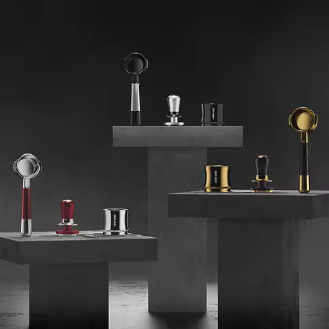 MHW-3BOMBER Flowlight Series 58.35MM Coffee Tamper 30lb Constant Pressure Stainless Steel Espresso C