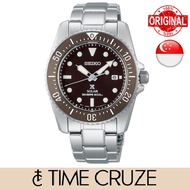 [Time Cruze] Seiko Prospex SNE571 Solar Stainless Steel Brown Dial Men Watch SNE571P1 SNE571P