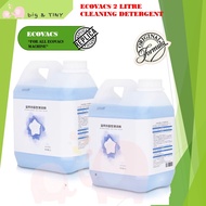 Ecovacs Cleaning Liquid Fluid Detergent Solution 2L [Ecovacs Deebot N9, T10, X1 Omni, X1 Turbo] *Local SG Stocks*