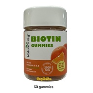 ** Nature's Key Gummy Biotin 2500 Micrograms 60 Exp11/2026 Nourishes Hair Skin And Nails Naturally.