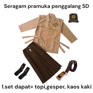 Elementary School Uniform Super Complete Long Sleeve Scout Suit for Girls Grades 1-6 Elementary Scho