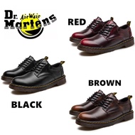 Dr.Martens Large Size 38-48 New England Dr. Martens Martin Shoes Fashion Vintage Boots Low-Cut Overalls Leather 5 Holes Classic Men/Women Thick-Soled Comfortable Formal Men's Casua