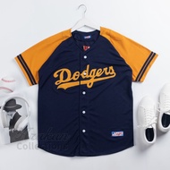 DODGERS NAVY Cube Sleeve BASEBALL JERSEY