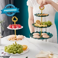 3 Tier Cake Dessert Fruit Stand Cupcake Pastry Cookie Tray Rack Candy Buffet Fruit Holder For R5Y4