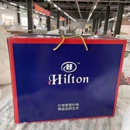 ผ้าห่มของขวัญไฮเอนด์ผ้านวมขนเป็ด HITTON Hilton ขนาด2ม. * 2.3ม. กล่องของขวัญ Chengdu