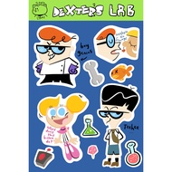 Dexter’s Laboratory Sticker sheet (UV matte) by jiggly lines