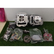 WAVE 125 CNC HEAD CYLINDER 21/24 COMPLETE SET 4 VALVE + RACING BLOCK 66MM SET