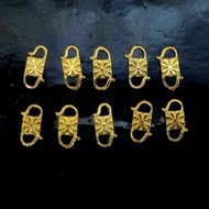 24k gold plated/ necklace necklace