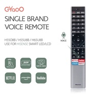 Hisense ERF6A62 Voice TV Remote Control Compatible UHD 4K Smart TV H55O8B H55U8B H65U8B With Netflix
