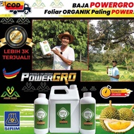 ♛Best Seller ✅  POWERGRO Baja Foliar 100 Organik DURIAN + RACUN ORGANIK♂