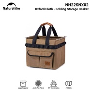 NATUREHIKE FOLDING PICNIC BASKET BAG NH22SNX02 OXFORD CLOTH FOLDING STORAGE BASKET STORAGE CAMPING E