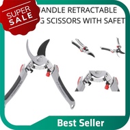 Best Choice [ Local Ready Stock ] 2-in-1 Handle Retractable Gardening Scissors Multifunctional Manua
