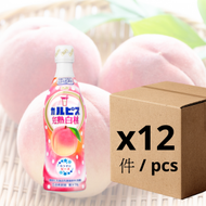 可爾必思乳酸菌濃縮飲料 完熟白桃味 470ml x 12 [原箱優惠]