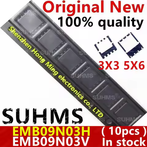(10piece)100% New EMB09N03H EMB09N03V B09N03H B09N03V EMB09N03 B09N03 QFN-8 Chipset