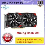 Brand New KEYIYOU RX580 Graphic With Hash 29+Mhs 256bit 2048SP GDDR5 RADEON RX580 Graphic  For Minin