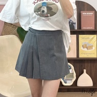 Y2K Back Zipper Half A-Line Skirt With Lining (XXS-XL) 153life s329